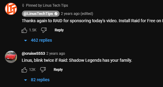 LTT had some feedback