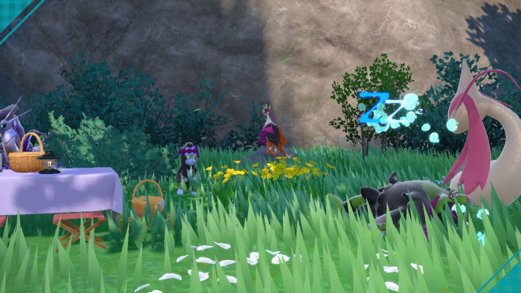 The Loyal Three enjoying a picnic