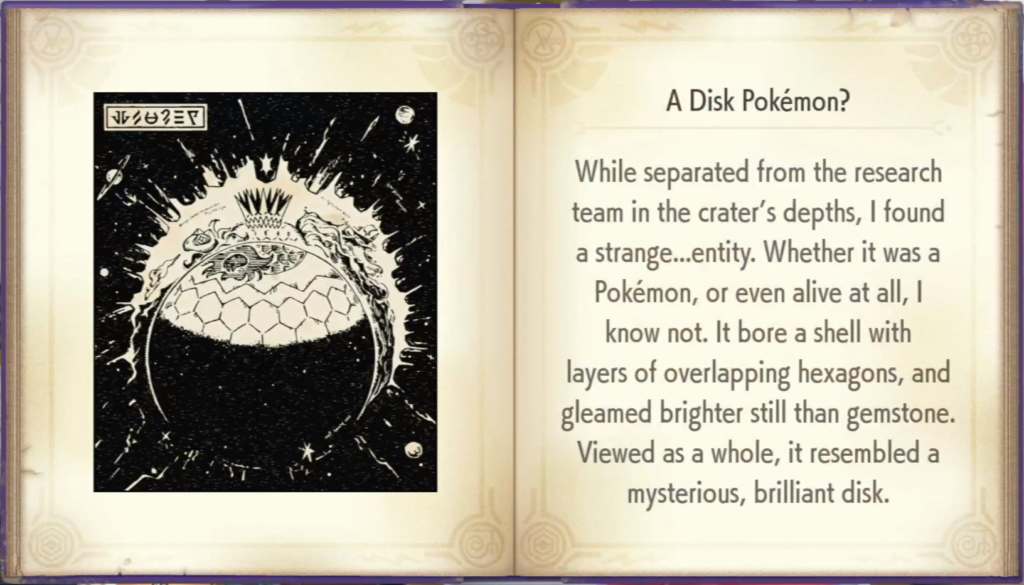 A disk Pokemon??? Is it... I dunno... indigo?
