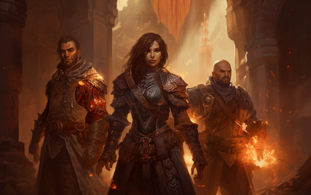 I think Gregory is on the left, Harka in the middle, Warlock on the right