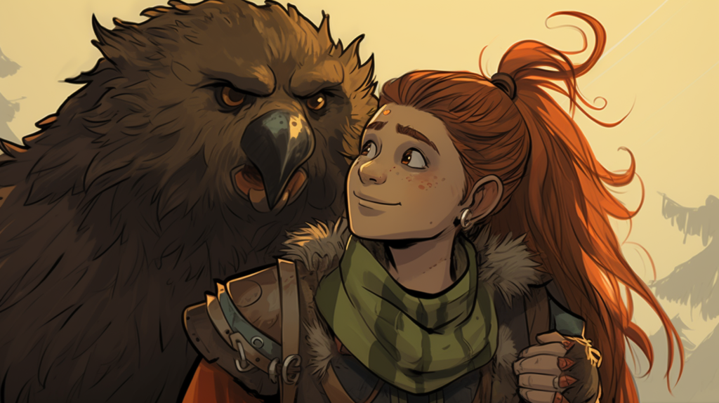 Midjourney wants my character to look like Aloy, apparently