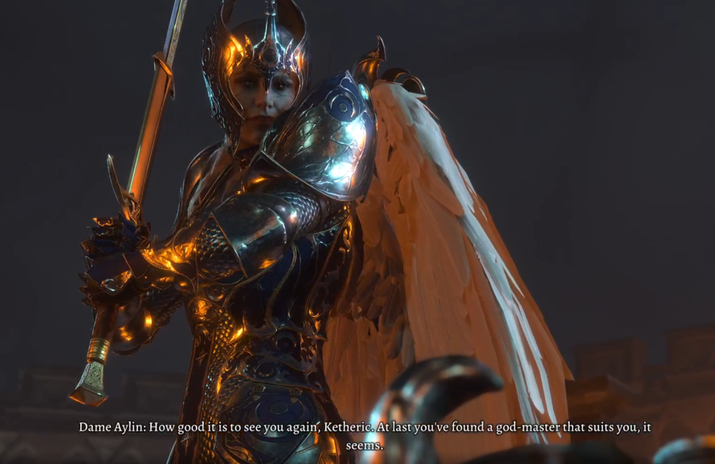 His blood runs thick, the floor is slick, my angel's killing Ketheric (angel's killing Ketheric)