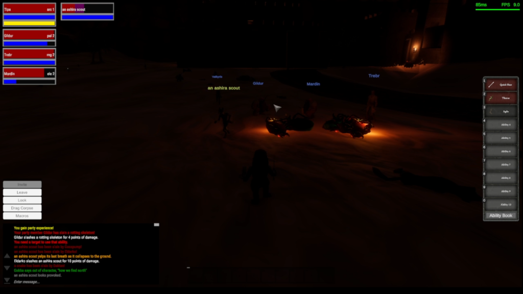 Grouping at night