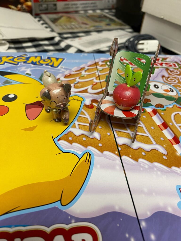 Rockruff, the Gen VII puppy Pokémon, joins Applin in today’s #Advent #Pokemon calendar.