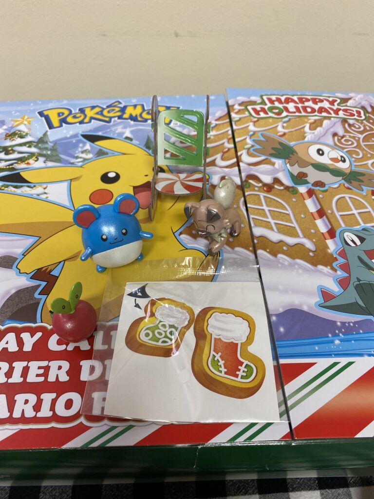 For the fifth day of Pokémon Advent… stickers?