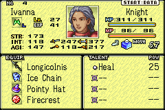 Ivanna, Knight -- heir to crown of Ovis