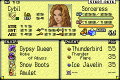 Cybil, Sorceress