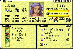 Lubina, Fairy -- hidden character