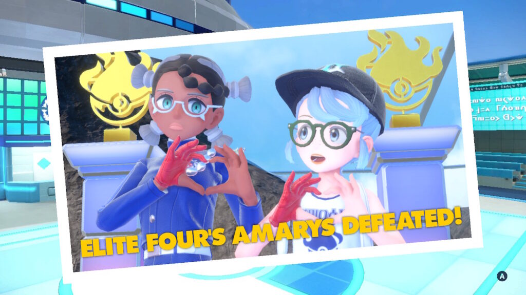 Elite Four's Amarys Defeated!