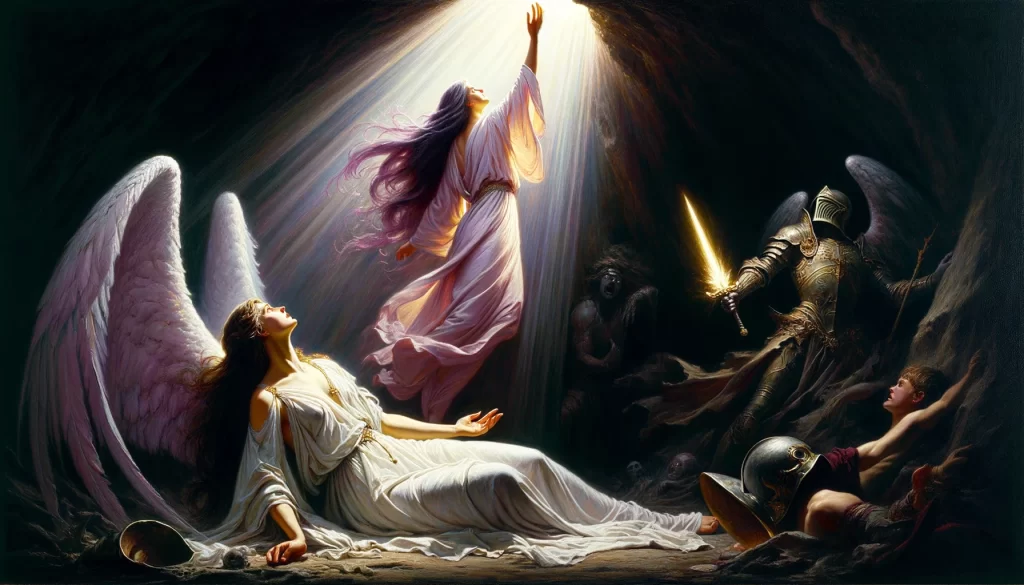 Dall-E 3 with Eleanor's Sacrifice