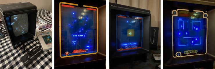 Vectrex running some games