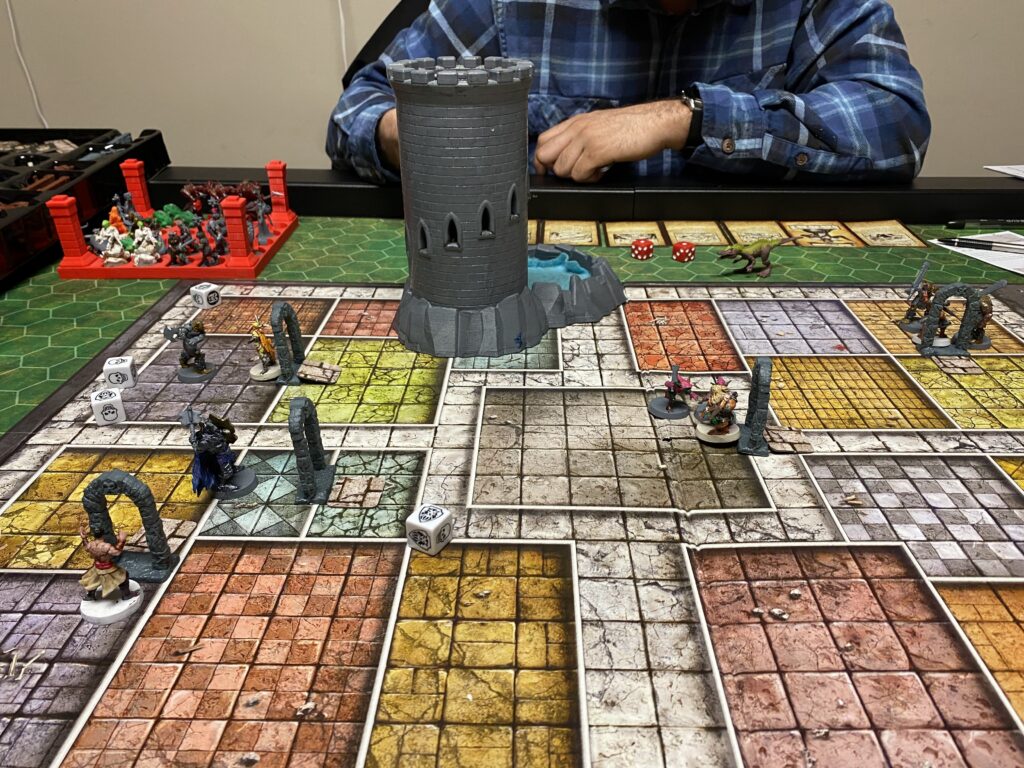 The heroes were soon scattered across the map