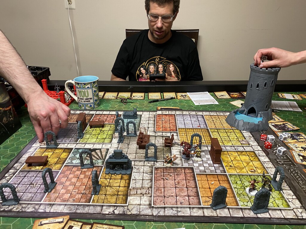 Most of the way through the dungeon