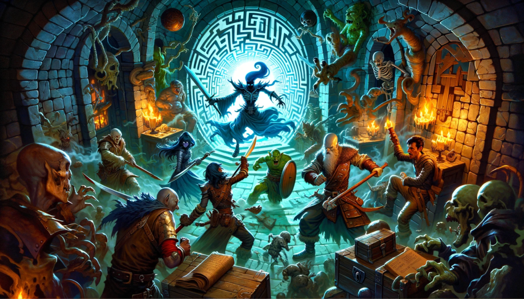 Dall-E 3's illustration of the quest. It's not great.