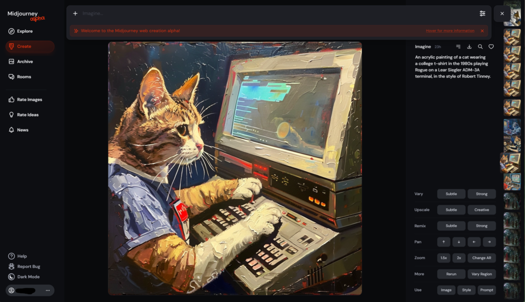 I've got a thing for cats using computers, I guess