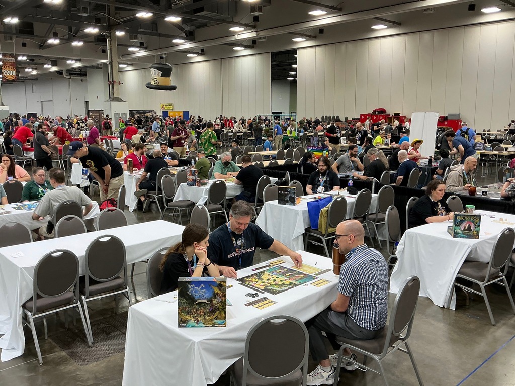 This is about a quarter of the gaming area