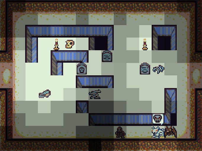 Detail of map from a Breakhack level