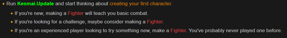 Maybe I'll play a Fighter....