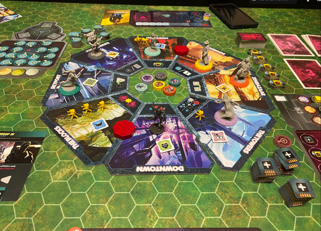 In Too Deep board at start of game