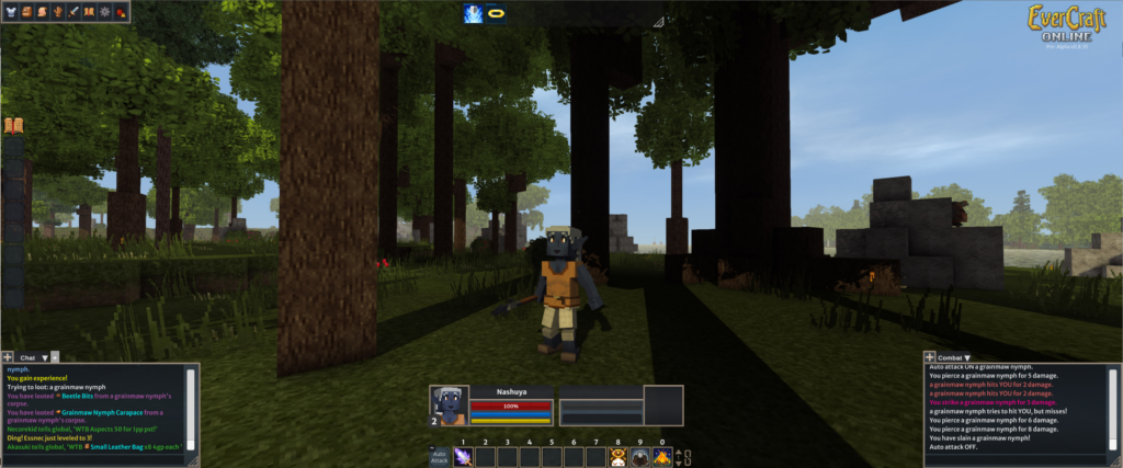 EverCraft Online insists on being a full screen application