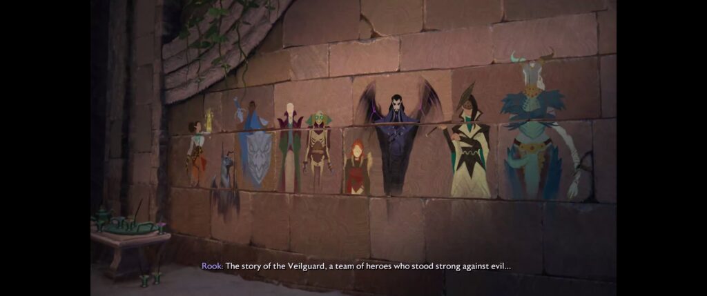 Wall art of the saviors of Thedas. Missing: ME! WHERE AM I?