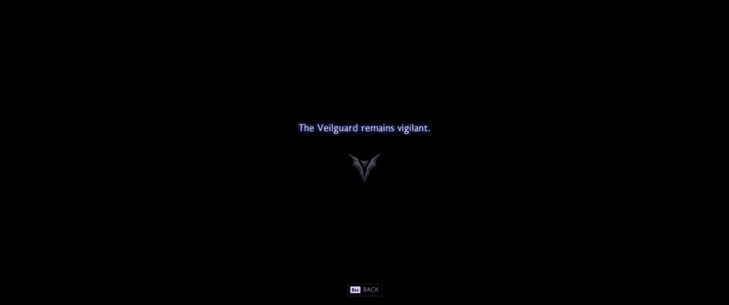The Veilguard remains vigilant.