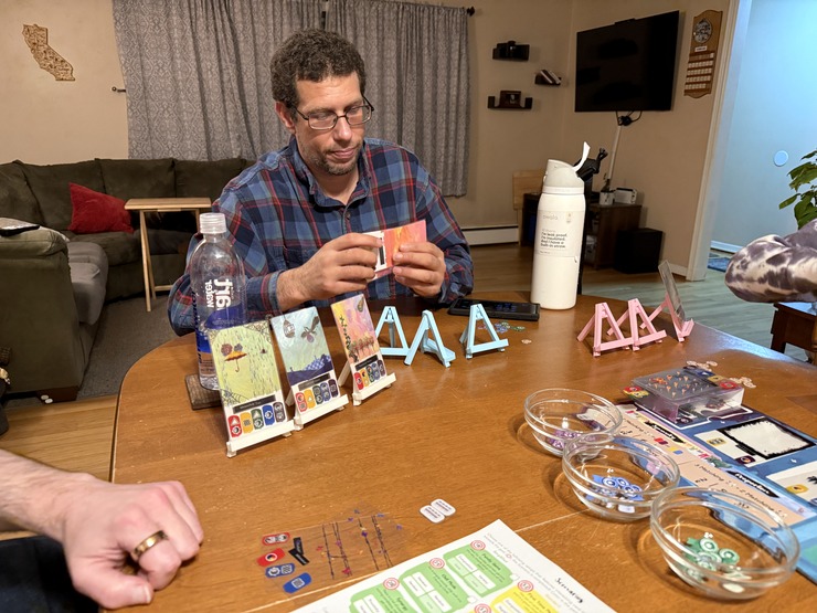 The game in play
