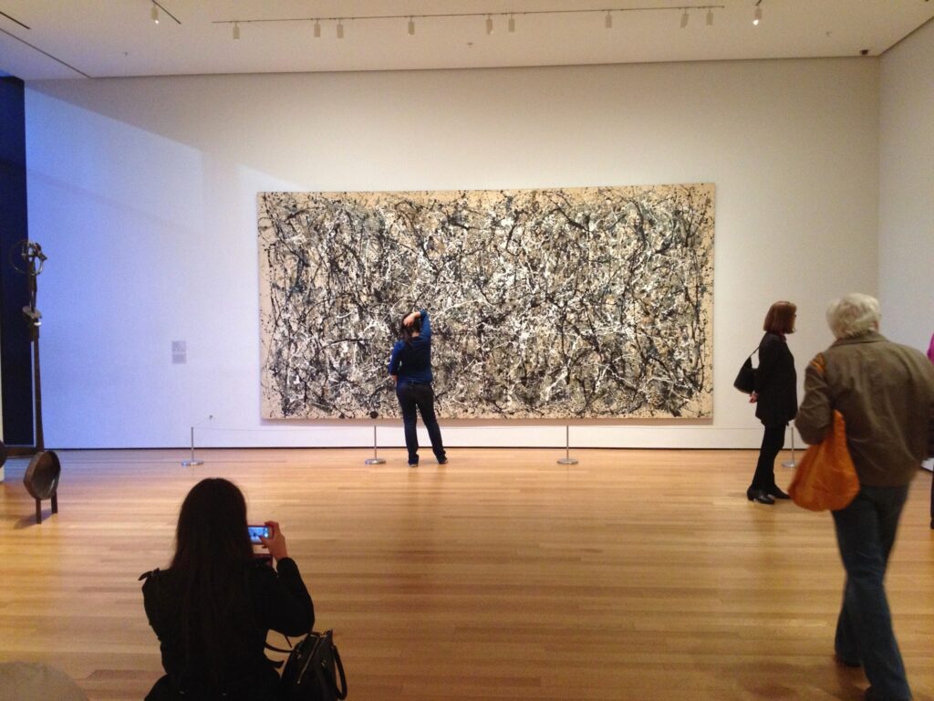 One: Number 31, 1950 by Jackson Pollock, at MoMA