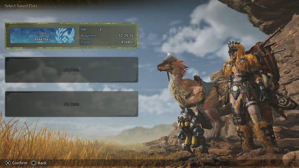 MH Wilds, me with bow, Palico named Lanni