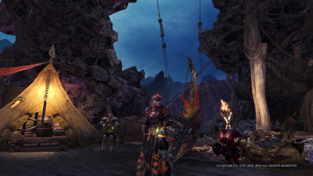 MH World, me with bow, Palico named Lanni