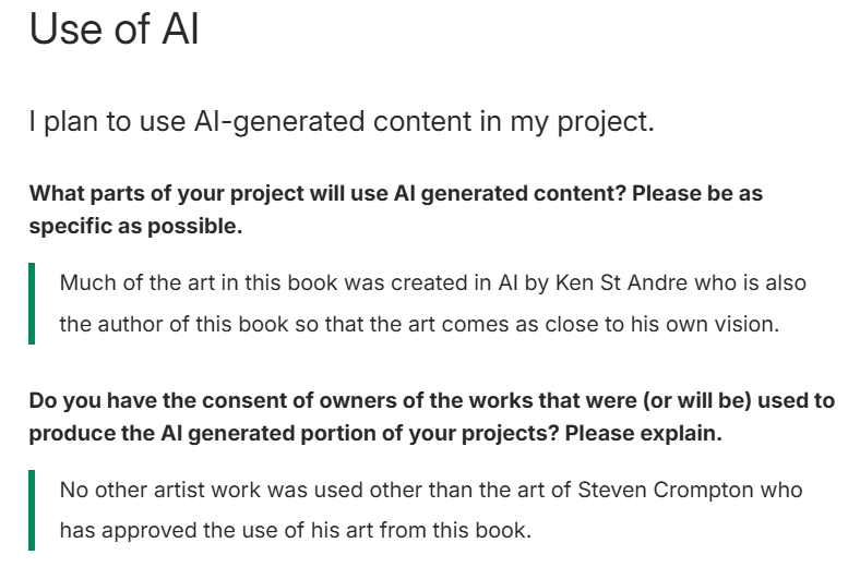 From the kickstarter