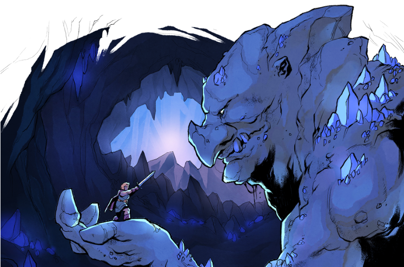 An adventurer making a personal troll connection