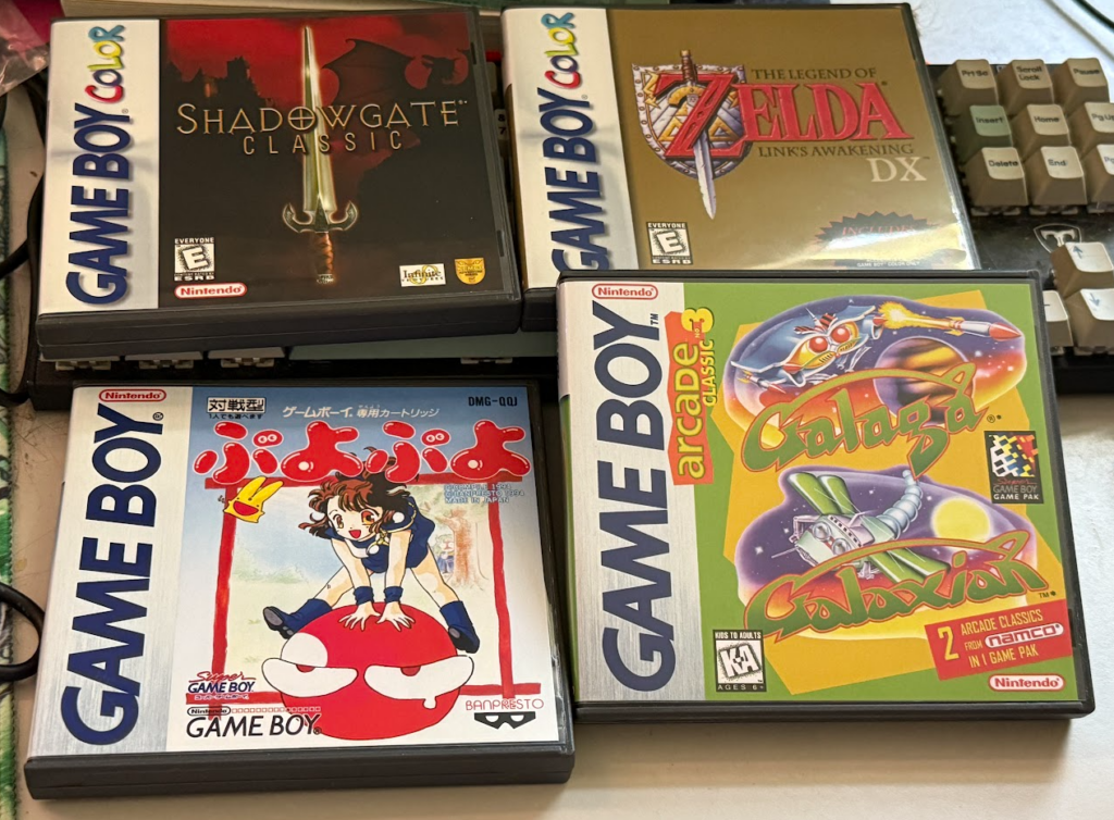 Some Gameboy and Gameboy Color games