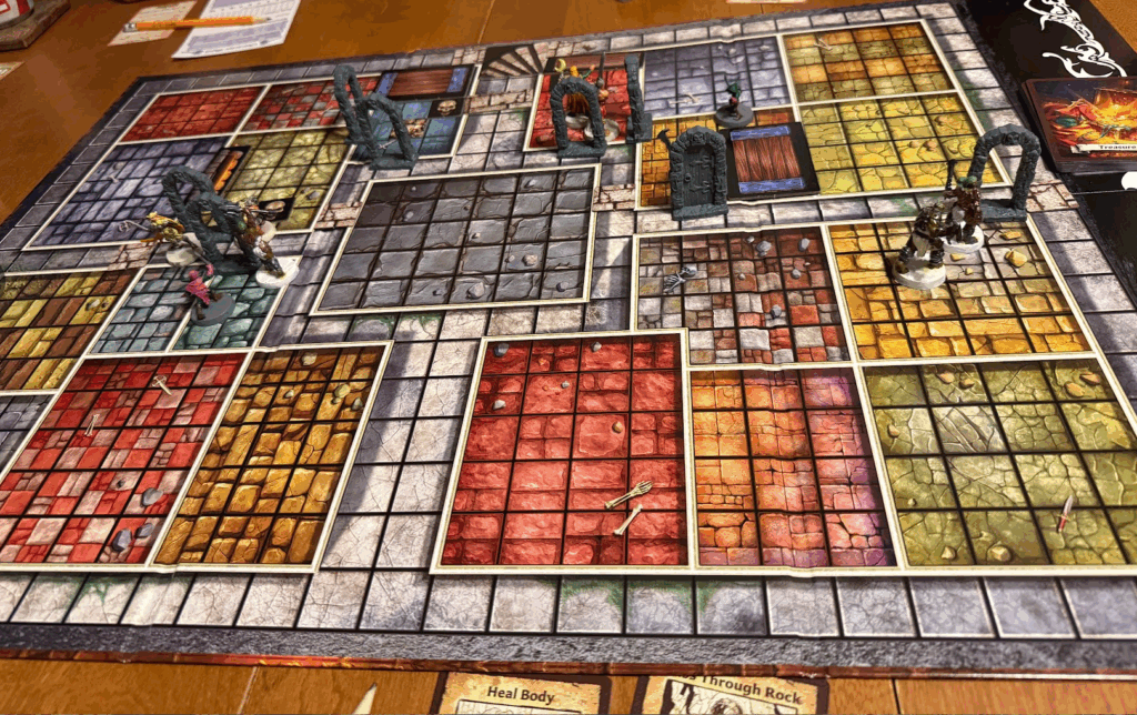 The game in play