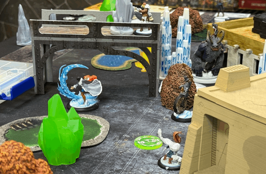 Malifaux game in progress