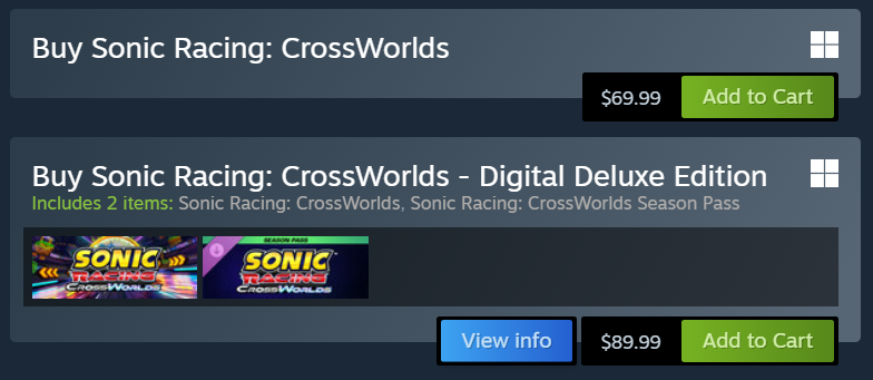 $70 for the base game, $90 if you want the "season pass" included? (a $32 value!)