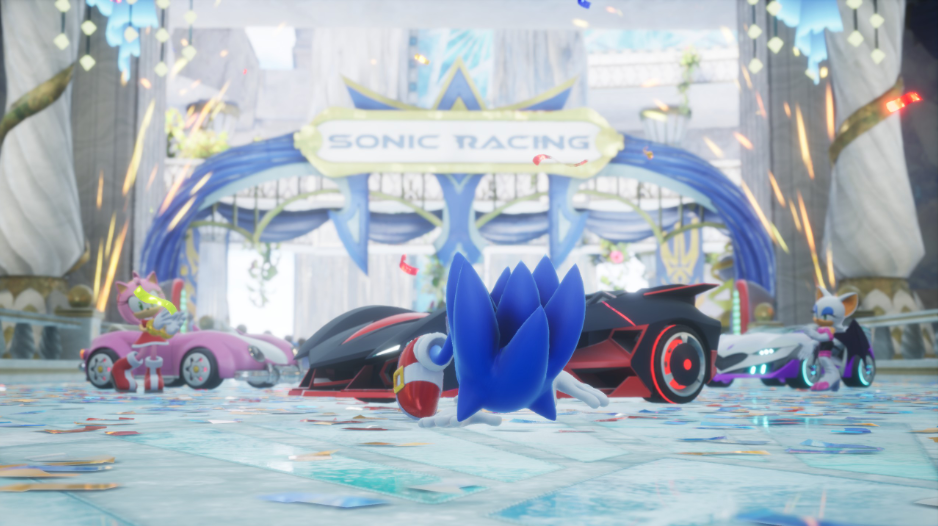 Sonic realizing he cannot afford his own game