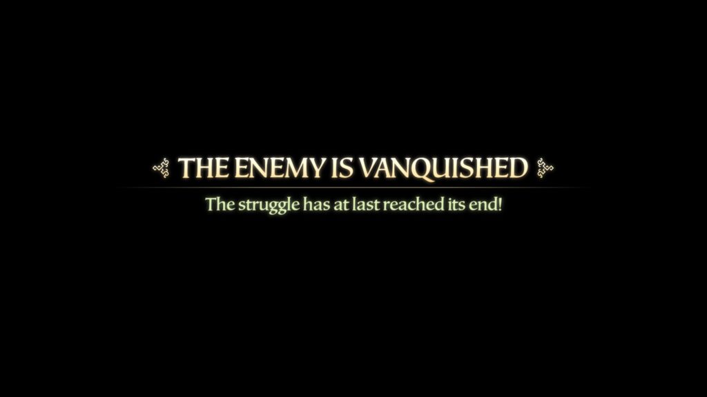 The struggle has, at last, reached its end!