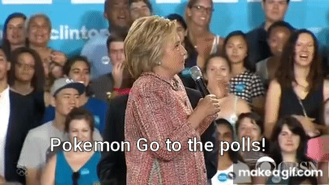 Clinton with her fingers always on the pulse of the Zeitgeist
