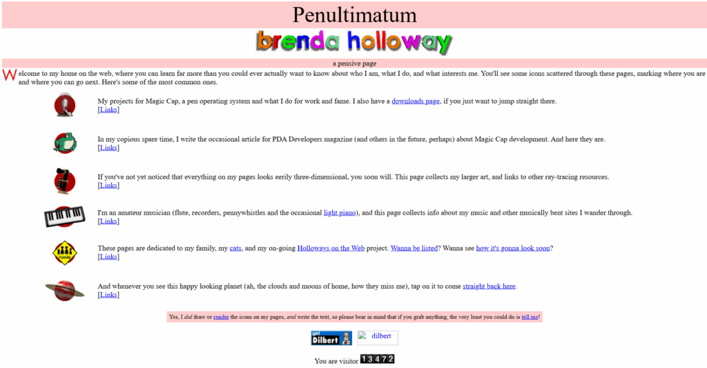 Penultimatum, from January, 1997