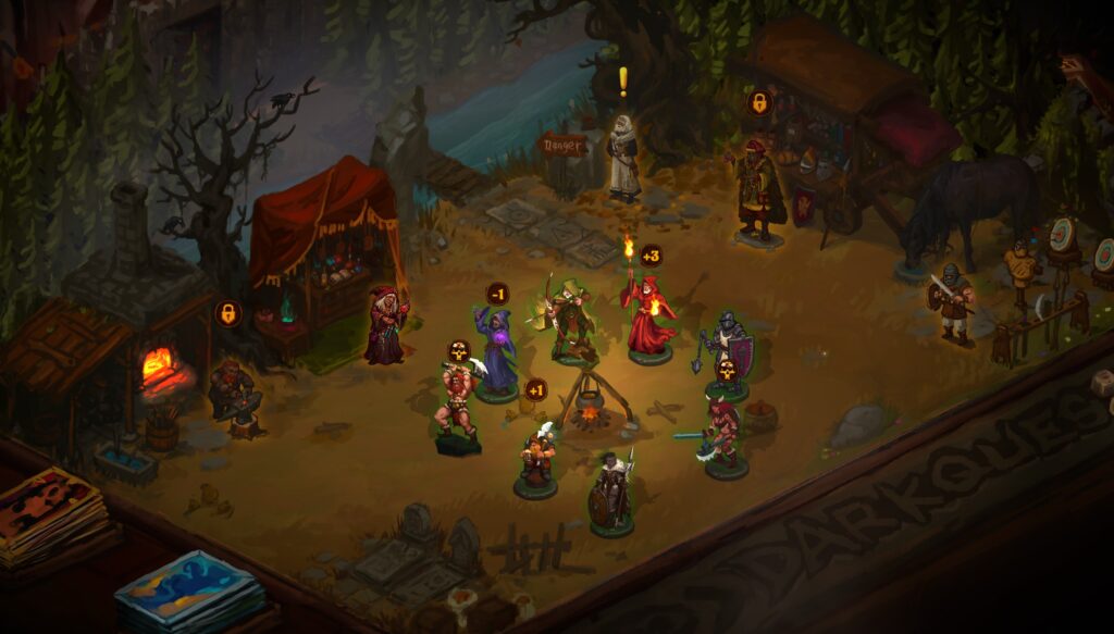 The Camp with most of the adventurers