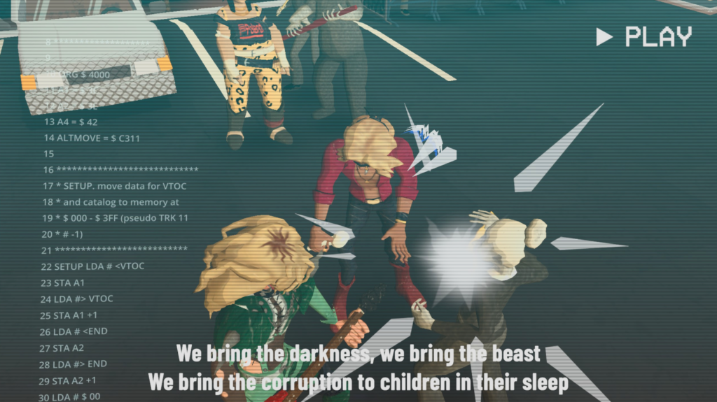 We bring the darkness, we bring the beast, we bring the corruption to children in their sleep